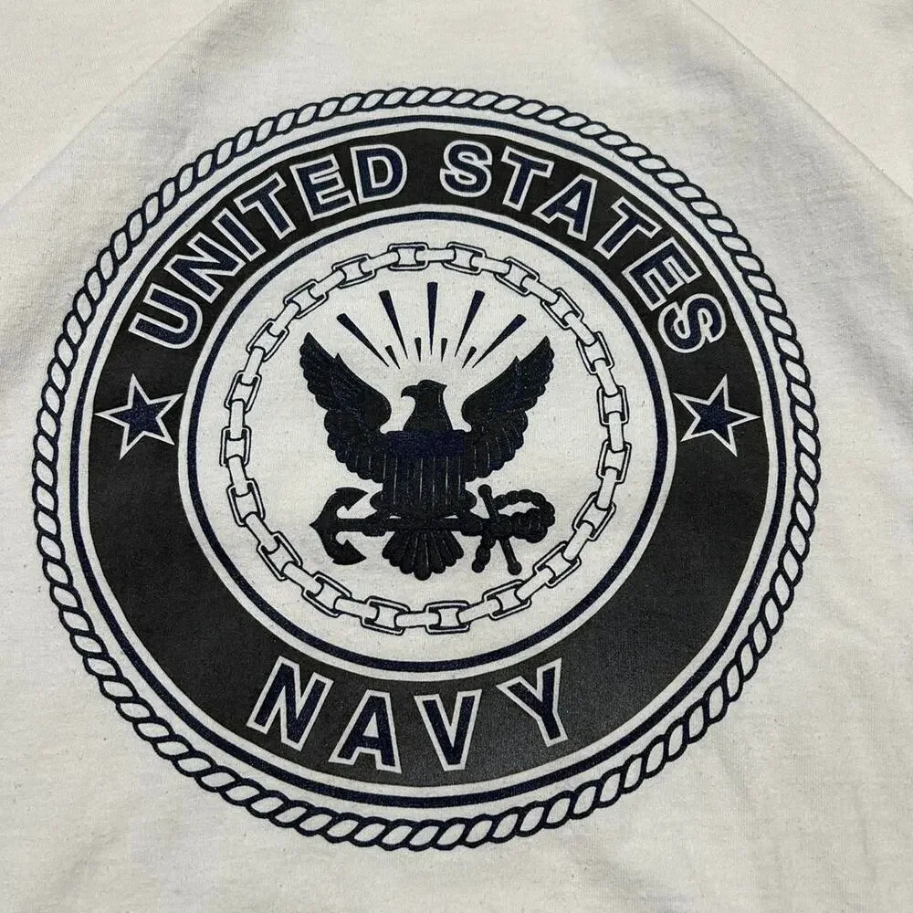 Vintage US Navy Seal Logo T-Shirt White Graphic Tee Size XXL‎ - Picture 2 of 6